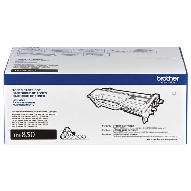 Cartucho de Tóner Brother Negro TN-850