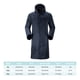 thumbnail image 5 of sweethay Chubasquero largo impermeable, tiras reflectantes, abrigos de lluvia gruesos, gabardina con capucha, chaqueta plegable reutilizable Paraguas de lluvia Azul oscuro XXL, 5 of 6