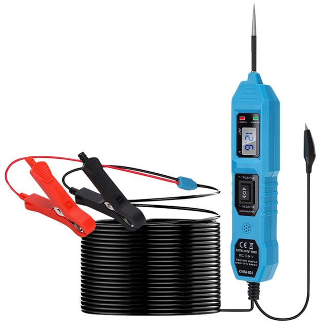 Prueba conducción multifuncional para coche probador circuito coche 6-24V probador eléctrico coche