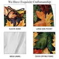thumbnail image 4 of luoweisi Men's Beach Shorts Quick Dry Swim Trunks with Mesh Lining Thanksgiving Leaves 2XL, 4 of 5
