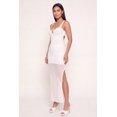 thumbnail image 2 of Women's Metallic Detail Cutout Knit Maxi Dress, 2 of 3