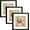 Black, variant on Golden State Art Square 12 x 12 Matted to 8 x 8 Black Gallery Picture Frames, Pack of 3