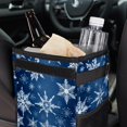 thumbnail image 6 of Snowflake Foldable Car Garbage Can with Lid - Leak-proof Hanging Storage Bag Trash Bin for Car, 6 of 6