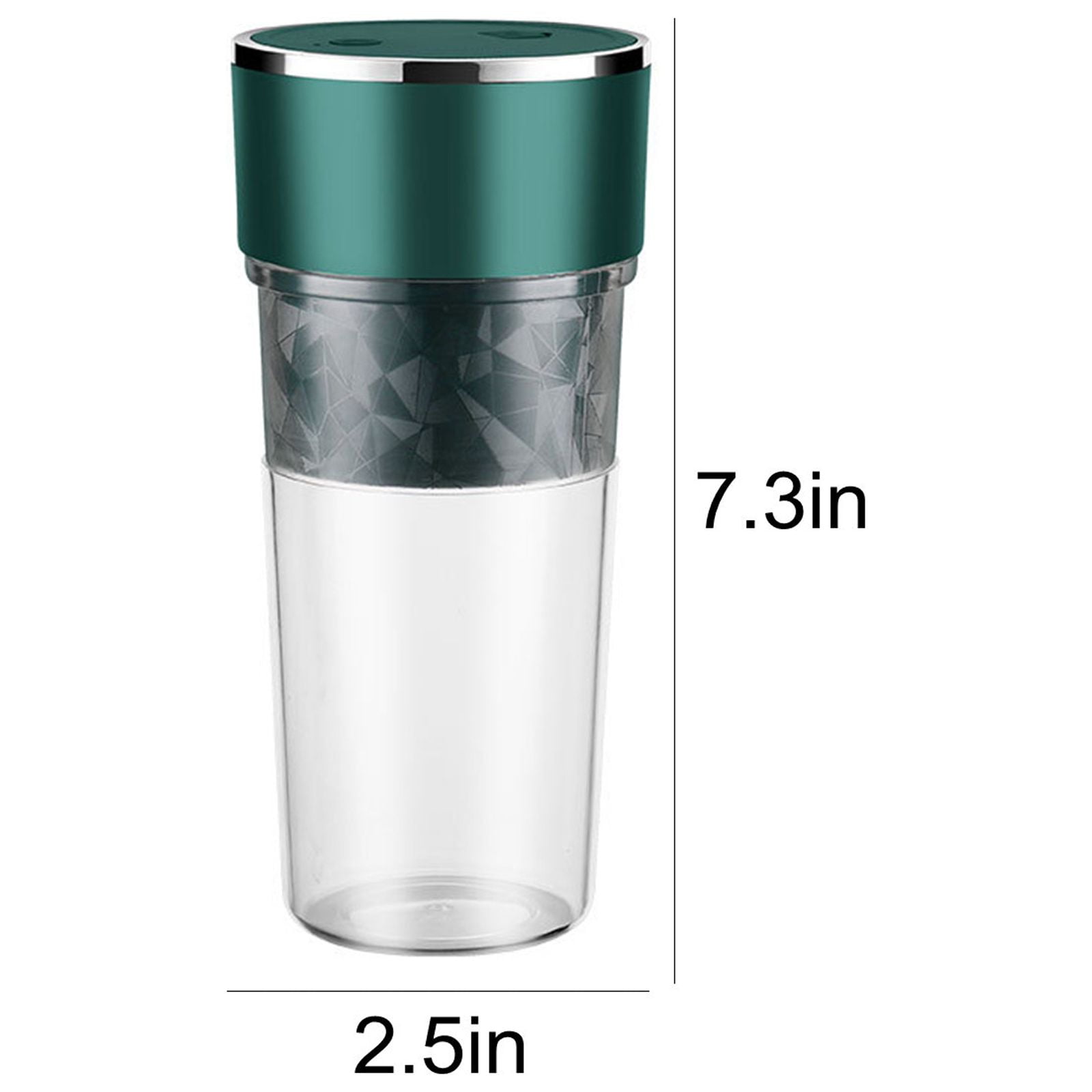 Portable Blender, USB Rechargeable Juicer, Handheld Fruit Mixer, Mini Smoothie Maker for Sports and Travel, Easy to Clean Personal Blender with 4 Blades