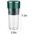 thumbnail image 3 of Fresh Juice Blender Bottle Portable Portable Blenders, Blenders For Shakes, Fruit Juicer USB Rechargeable With 4 Blades, Handheld Blenders For Sports Travel And Outdoor, 3 of 8