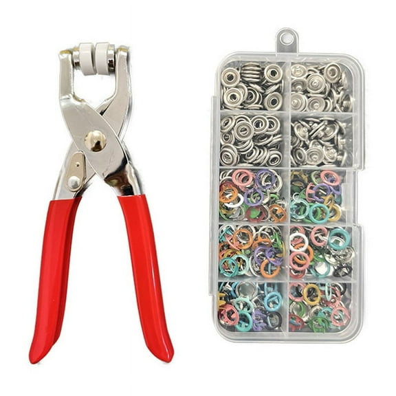 Grommet Pliers Kit Punch Kit the Snap Fastener Kit Grommet Tool Kit