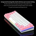 thumbnail image 4 of VONKY RGB Wired Mechanical Keyboard 61 Keys Home Office Business Desktop Laptop PC Computer Key Board Replacement Accessories Pink, 4 of 5