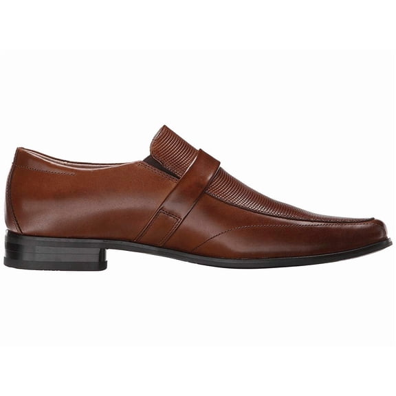 Stacy Adams Beau Men's Dress Shoes Cognac Moc Toe Leather 24692-221