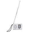 thumbnail image 4 of AM FM Radio Silver Gray Pocket Size AM FM Compact Simple Design AA Battery Powered Pocket Radio for Parents Grandparents, 4 of 5
