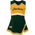 thumbnail image 2 of Girls Infant Green Green Bay Packers Cheer Captain Jumper Dress, 2 of 4