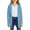 Sky Blue, variant on luvamia Girls Cardigan Open Front Long Sleeve Sweater Outerwear with Pockets, Sizes 4-13