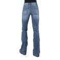 thumbnail image 3 of Stetson Western Jeans Womens Flare 2 Reg Blue 11-054-0921-2402 BU, 3 of 4