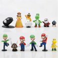 thumbnail image 4 of 18 Pcs/Ensemble Figurines d'Action Super Mario Jouets Décoratifs Cadeaux, 4 of 4