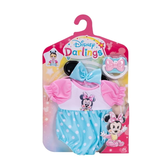 Disney Darlings Baby Doll Minnie Mouse Dress-Up Ages 2 3 Pieces