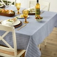 thumbnail image 2 of French Blue Farmhouse Gingham Tablecoth 60x84, 2 of 2