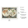 thumbnail image 2 of World Air Routes - TAI Airline - Vintage Pictorial Map by Luc-Marie Bayle c.1960 - Master Art Print (Unframed) 9in x 12in, 2 of 4