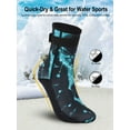 thumbnail image 5 of Spencer Water Sports Shoes Water Socks 3mm Neoprene Socks Beach Booties Shoes Diving Socks Quick-Dry Anti-Slip Wetsuit Boots Slip-on for Men Women Snorkel Swim, Size 4-14, 5 of 9