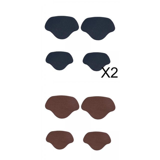 3x Almohadillas Para El Talón Del Zapato Reparación Del Talón Palo Para El Talón Para Hombres Mujeres Tacón Alto Café Negro