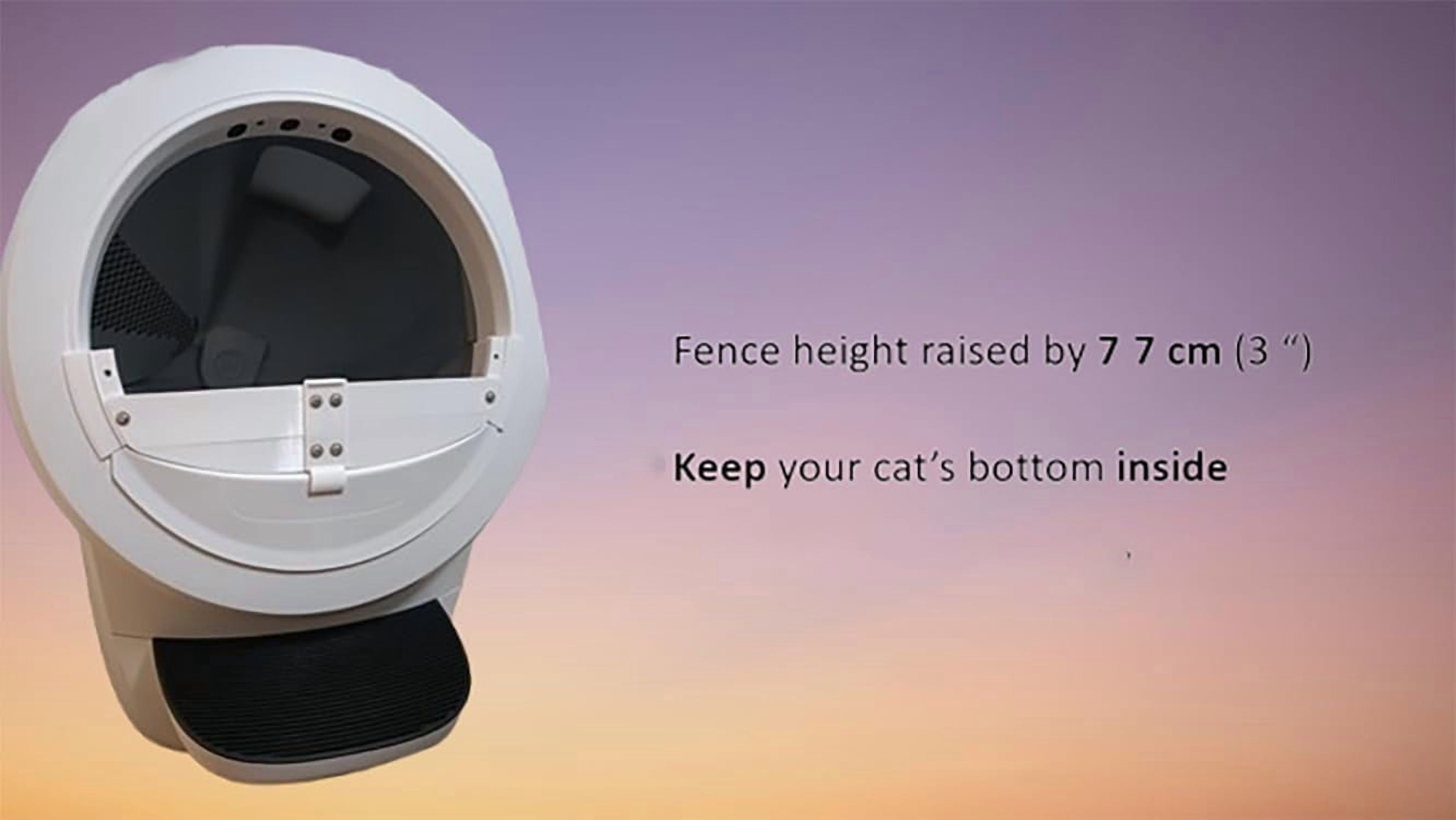 Shield Add-On for Litter Robot 4 - Enhance Your Cat's Comfort with Extensions (Black)