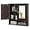 Brown, variant on LDAILY Bathroom Wall Cabinet, Over The Toilet Storage Cabinet with Adjustable Shelf and Vanity Mirrored Doors, Medicine Cabinet Mirror, Bathroom Organizers and Storage for Kitchen, Office (Brown)