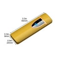 thumbnail image 3 of JingChun Electronic Lighter, USB Rechargeable Lighter Touch Ignition Cycle Charging Lighter,Windproof Plasma Lighter, LED Battery Indicator Flameless Lighter Boyfriends Father Gift, 3 of 6