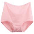 thumbnail image 2 of HKYNLAG Women's Cotton Panties Underwear Briefs High Waisted High Cut Full Coverage Pink 4XL, 2 of 3