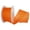 Orange, variant on Reliant Ribbon - 90457W-750-10F, Burlap Glow Wired Edge Rd Ribbon, Natural, 4 Inch, 10 Yards