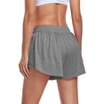 thumbnail image 4 of JuneFish Women's 2 in 1 Flowy Athletic Shorts Running Tennis Skirt Workout Skorts with Pockets, 4 of 8