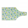 thumbnail image 1 of Pineapple Cutting Board, Colorful Doodle Food Design with Abstract Patterns Stripes Dots and Rhombuses, Tempered Glass Cutting and Serving Board, Wine Bottle Shape, Multicolor, by Ambesonne, 1 of 1