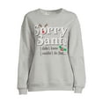 thumbnail image 5 of Sorry Santa Women's Pullover Fleece Sweatshirt, 5 of 5