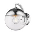 thumbnail image 1 of Golden Lighting 3219-1W CH-CH 1 Light Wall Sconce, Chrome, 1 of 1