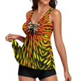 thumbnail image 4 of YDLCAFD Easter High Waisted Nylon Color Matching Split Swimsuit For Women, 4 of 7