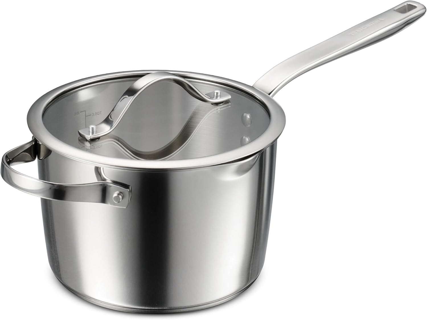 Lagostina Gioiosa Stainless Steel Saucepan Lid, 24 Cm – Dishwasher Safe With Bakelite Handle