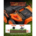 thumbnail image 5 of 2-in-1 Electric Dethatcher and Scarifier, 16-Inch 15 Amp, Corded Lawn Dethatcher with 14.5-Gallon Thatch Collection Bag, 5-Position Depth Adjustment, Walk Behind Machine for Garden Yard Grass, 5 of 7
