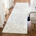 thumbnail image 2 of SAFAVIEH Glamour Cionadogh Floral Wool Runner Rug, Blue/Ivory, 2'3" x 8', 2 of 7