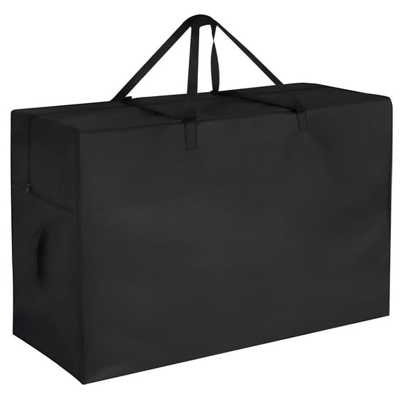 Bolsas de almacenamiento para colchones plegables funda para colchón de espuma viscoelástica de tres pliegues bolsa de transporte portátil para colchón de tres pliegues de tamaño matrimonial de 4"
