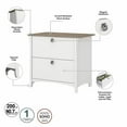 thumbnail image 3 of Scranton & Co Furniture Salinas 2 Drawer File Cabinet in White/Shiplap Gray, 3 of 7