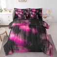 thumbnail image 2 of Erosebridal Watercolor Stripe Bedding Twin Size, Futuristic Abstract Bed in a Bag Twin size, Geometric Decor, Reversible, 2 of 5