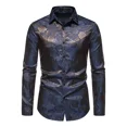 thumbnail image 1 of Camisa Formal Manga Larga Con Estampado Floral Para Hombre, 1 of 8