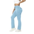 thumbnail image 4 of Kelon Yoga Pants, Women's Bootcut Yoga Pants Lounge Workout Pants with Pockets Stretch Casual Gym Yoga Pants, XL, 4 of 8