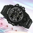 thumbnail image 3 of Women's Sport Watch Digital Waterproof Watches Military Watches Analog Outdoor Wrist Watch LED Luminous Alarm Stopwatch Dual Time Wristwatch, 3 of 7