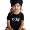thumbnail image 5 of Camo Pray Unisex Shirt for Teens & Kids - Christian Faith Inspirational Matching Family Tee Black Shirt 18 Months, 5 of 8