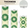 thumbnail image 4 of Green Tie Dye Kitchen Rugs Sets Of 3,Kitchen Runner Rugs Non Skid Washable,Decorative Kitchen Floor Mats for Kitchen,Sink,Laundry,17"x30"+ 17"x47" + 17"x59", 4 of 6