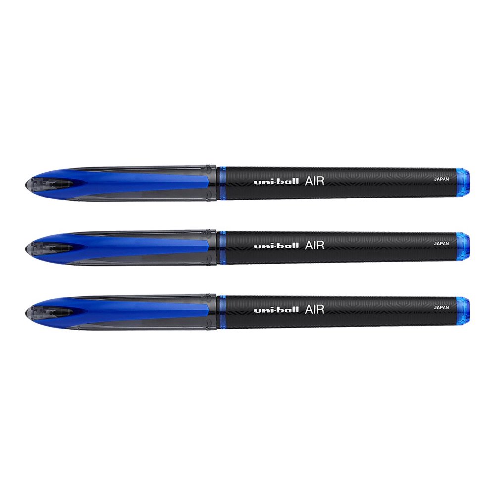 uniball AIR Rollerball Pens Fine Point (0.7mm) Blue 3 Count Walmart