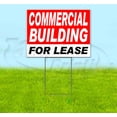thumbnail image 1 of Commbuilding For Lease (18" x 24") Yard Sign, Includes Metal Step Stake, 1 of 6
