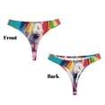 thumbnail image 3 of Fotbe Watercolor White Horse Tanga Sin Costuras para Mujer con Estampado – Panties Invisibles, Transpirables y Cómodos para Uso Diario-X-Large, 3 of 6