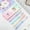 B, variant on B Starry Sky Heart-Shaped Retractable Ballpoint Pen 4 Pack Multicolor Polka Dot St Nib Student Exam Sign