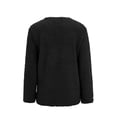 thumbnail image 5 of Frontwalk Ladies Coat Winter Warm Jacket Long Sleeve Outwear Holiday Casual Cardigan Black XXL, 5 of 8