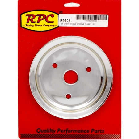 Agency Power Crank Pulley - RACING POWER CO 6-13/16 in OD V-Belt Crank Pulley Short SBC P/N R9602