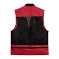 thumbnail image 3 of AZoiNM Men's Multi-Pocket Outdoor Vest Detachable Back Zippered Sleeveless Jacket All Season, 3 of 9